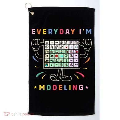 Cute Aac Communication Aac Symbols Everyday IM Modelling Golf Towel