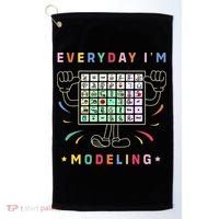 Cute Aac Communication Aac Symbols Everyday IM Modelling Golf Towel thumb 0