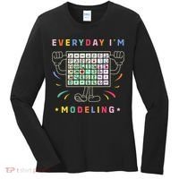 Cute Aac Communication Aac Symbols Everyday IM Modelling Women's Long Sleeve Shirt thumb 0
