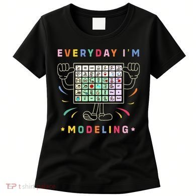 Cute Aac Communication Aac Symbols Everyday IM Modelling Women's T-Shirt