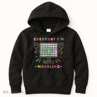 Cute Aac Communication Aac Symbols Everyday IM Modelling Kids Hoodie thumb 0