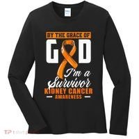 Cancer Awareness Chemotherapy Leukemia Cancer Survivor Women's Long Sleeve Shirt thumb 0