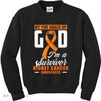 Cancer Awareness Chemotherapy Leukemia Cancer Survivor Kids Sweatshirt thumb 0