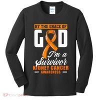 Cancer Awareness Chemotherapy Leukemia Cancer Survivor Kids Long Sleeve Shirt thumb 0