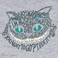 Cheshire Alice Cat We're All Mad Here Wonderland Gift Women's Sweatshirt thumb 2