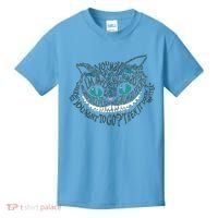 Cheshire Alice Cat We're All Mad Here Wonderland Gift Kids T-Shirt thumb 0