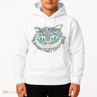 Cheshire Alice Cat We're All Mad Here Wonderland Gift Hoodie thumb 2