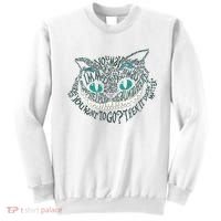 Cheshire Alice Cat We're All Mad Here Wonderland Gift Sweatshirt thumb 0