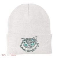 Cheshire Alice Cat We're All Mad Here Wonderland Gift Beanie thumb 0