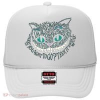 Cheshire Alice Cat We're All Mad Here Wonderland Gift Hat thumb 0