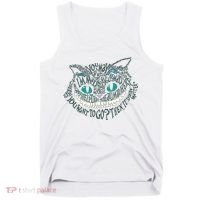 Cheshire Alice Cat We're All Mad Here Wonderland Gift Tank Top thumb 0