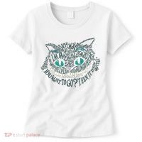 Cheshire Alice Cat We're All Mad Here Wonderland Gift Women's T-Shirt thumb 0