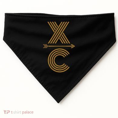 Cx A Cross Country Running Design USA-Made Doggie Bandana