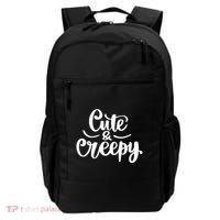 Cute And Creepy Halloween Funny Backpack thumb 0