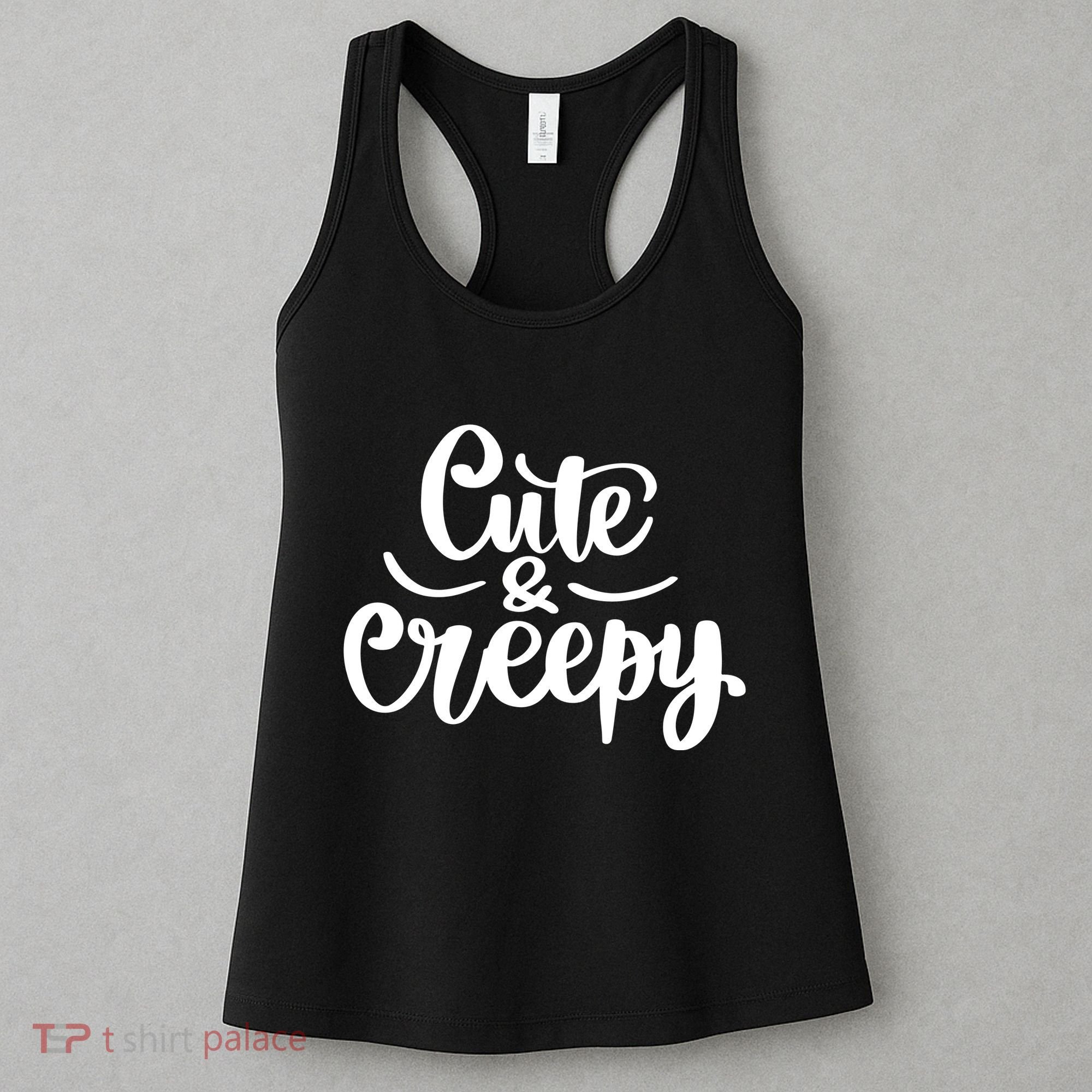 Cute And Creepy Halloween Funny Women's Tank Top