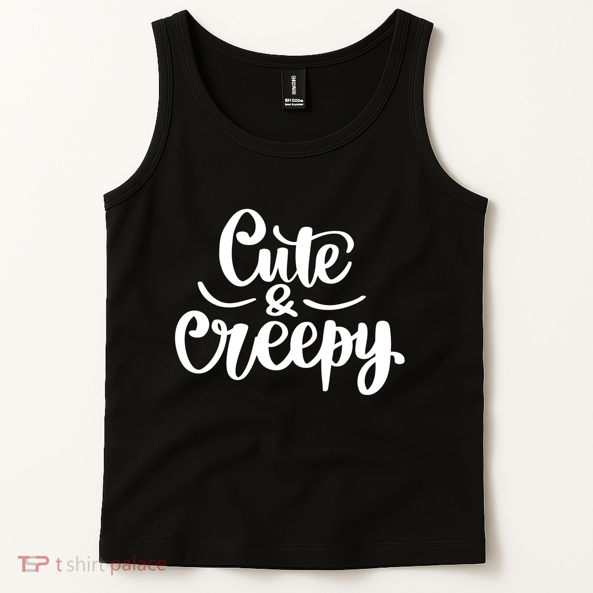 Cute And Creepy Halloween Funny Tank Top