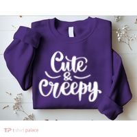 Cute And Creepy Halloween Funny Sweatshirt thumb 2