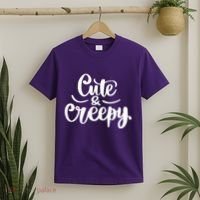Cute And Creepy Halloween Funny T-Shirt thumb 2