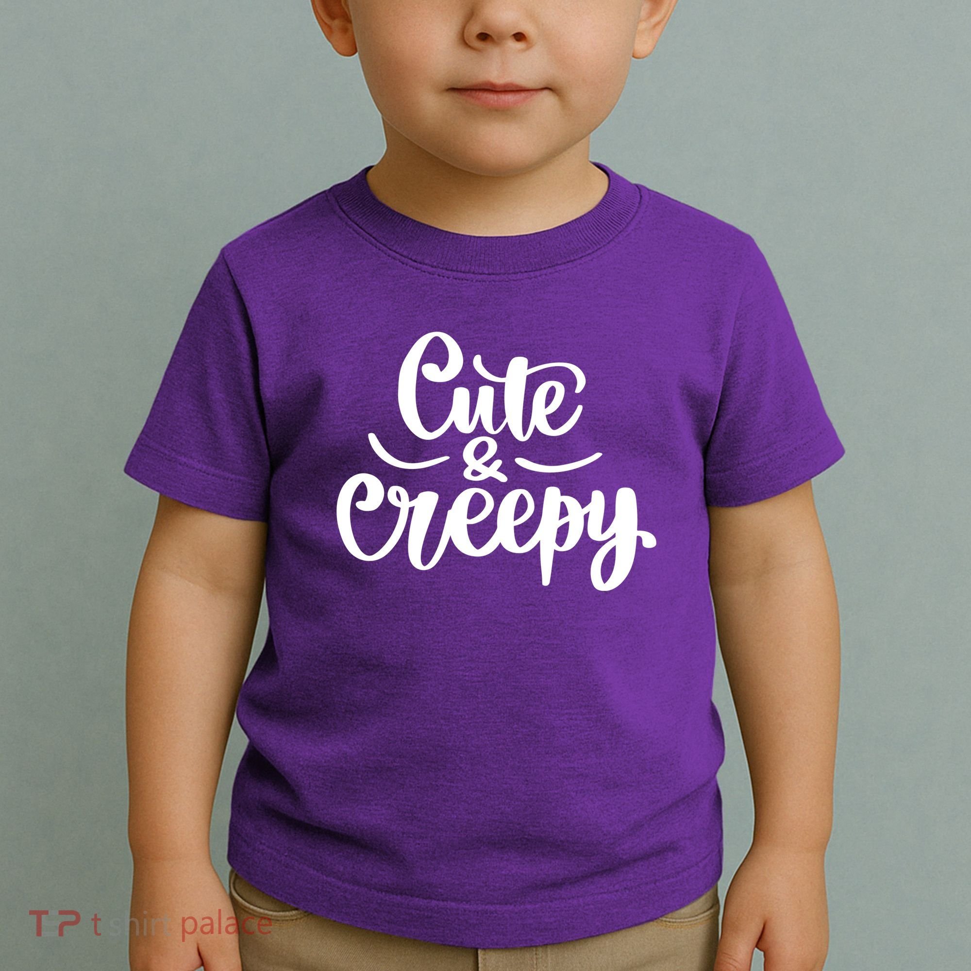 Cute And Creepy Halloween Funny Toddler T-Shirt