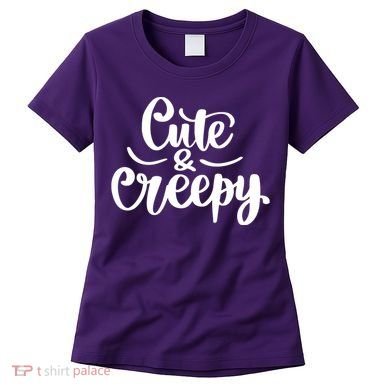 Cute And Creepy Halloween Funny Women's T-Shirt
