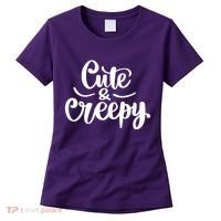 Cute And Creepy Halloween Funny Women's T-Shirt thumb 0