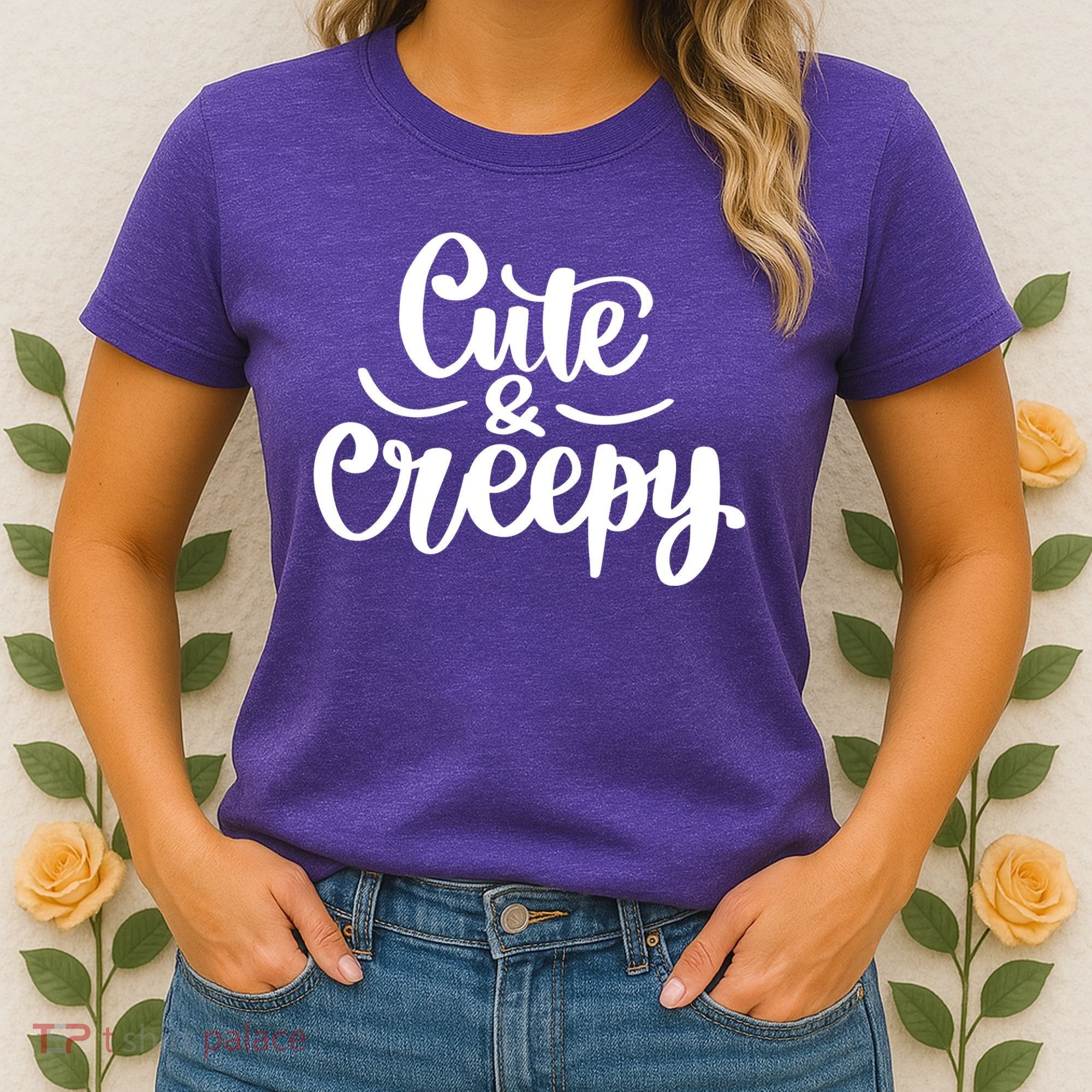 Cute And Creepy Halloween Funny Women's T-Shirt