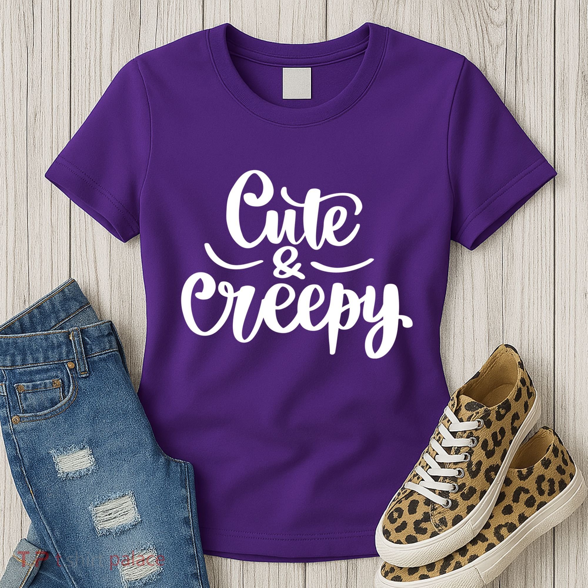 Cute And Creepy Halloween Funny Women's T-Shirt
