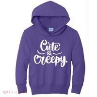Cute And Creepy Halloween Funny Kids Hoodie thumb 0