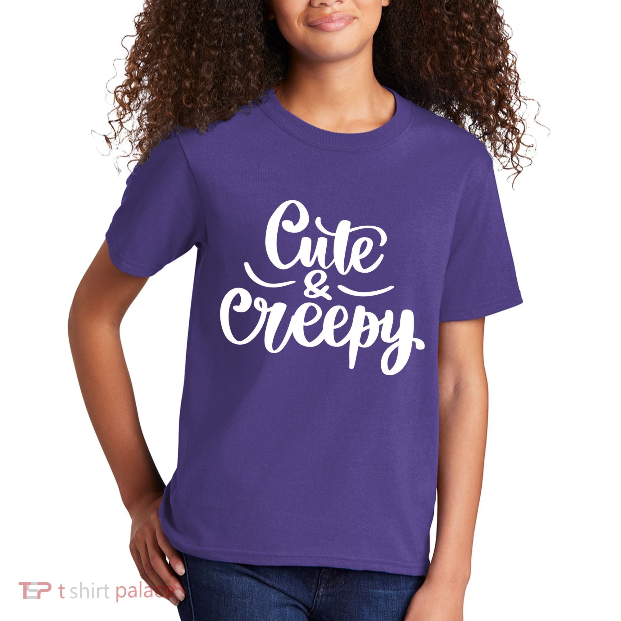 Cute And Creepy Halloween Funny Kids T-Shirt
