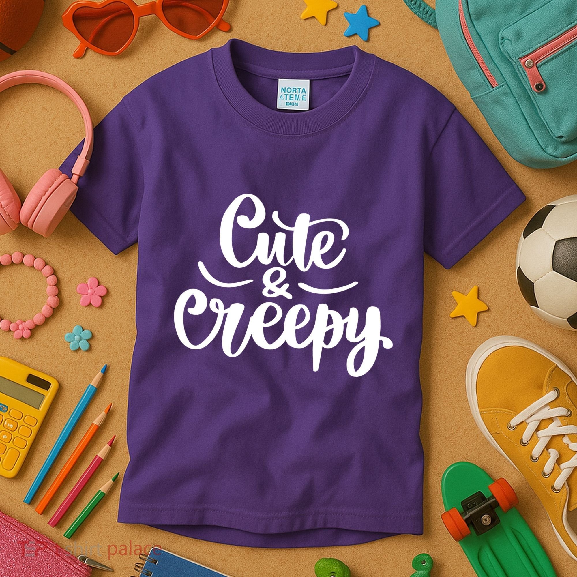 Cute And Creepy Halloween Funny Kids T-Shirt