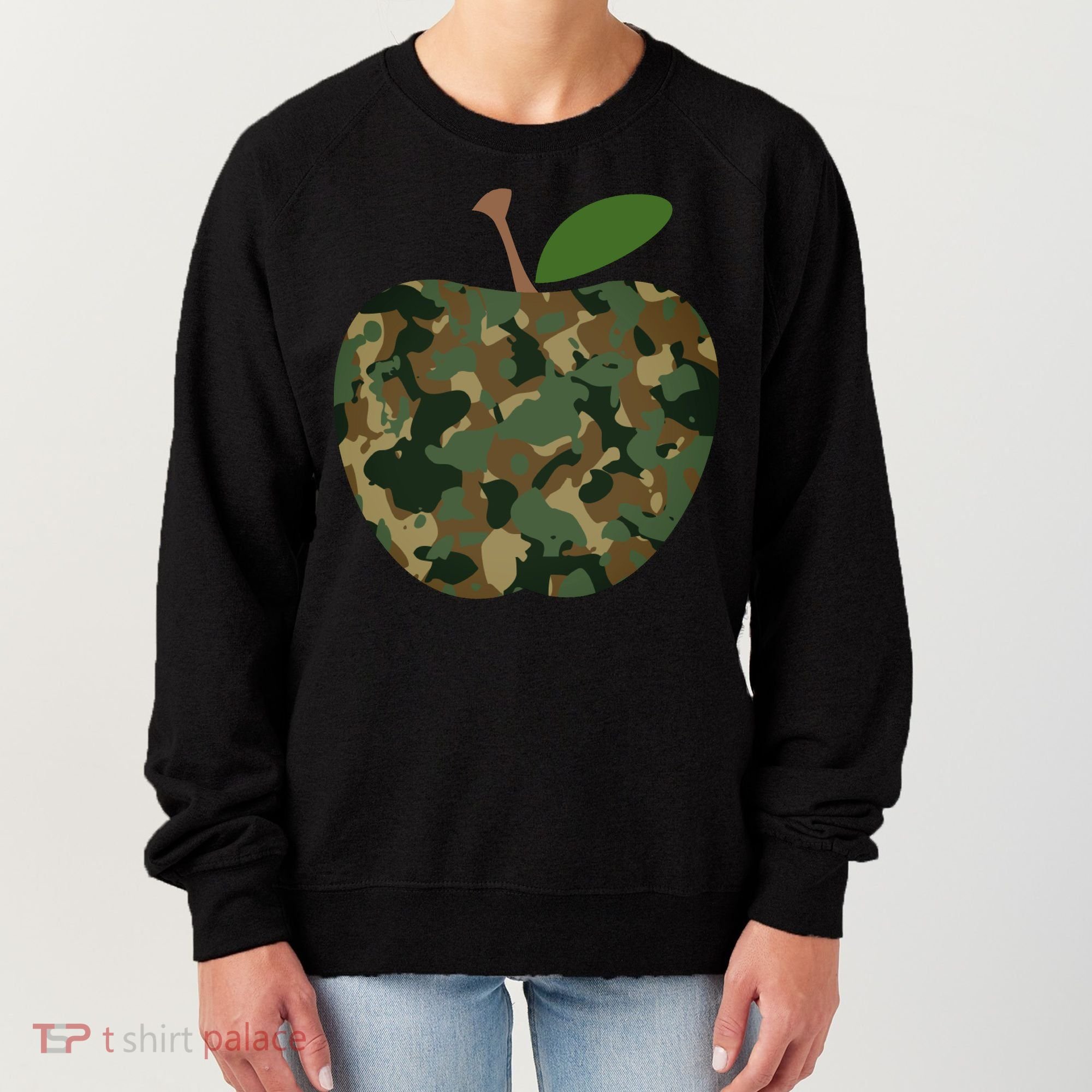 Camouflage Apple Women's Sweatshirt