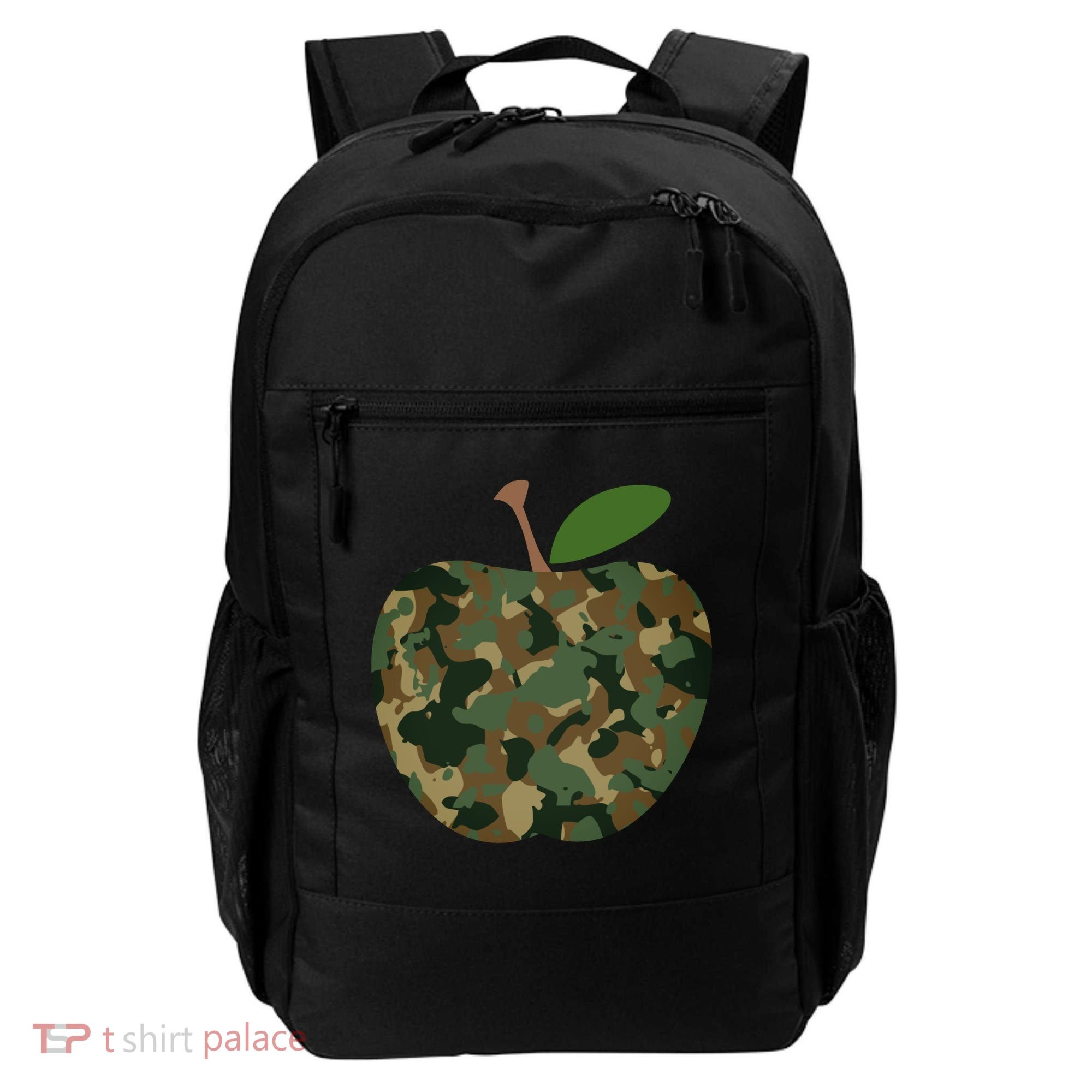 Camouflage Apple Backpack