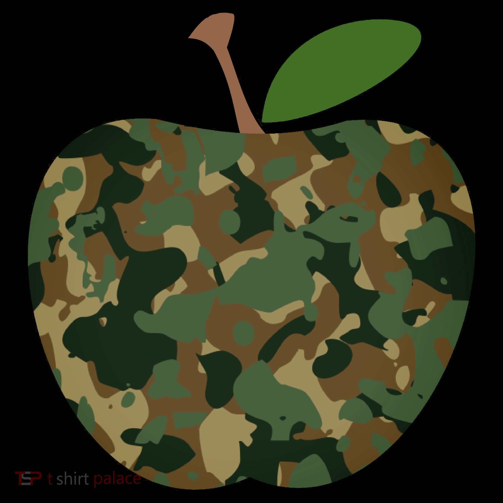 Camouflage Apple Backpack