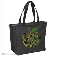 Camouflage Apple Tote Bag thumb 2