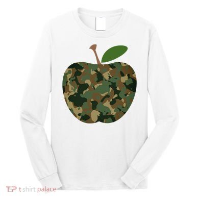 Camouflage Apple Long Sleeve Shirt