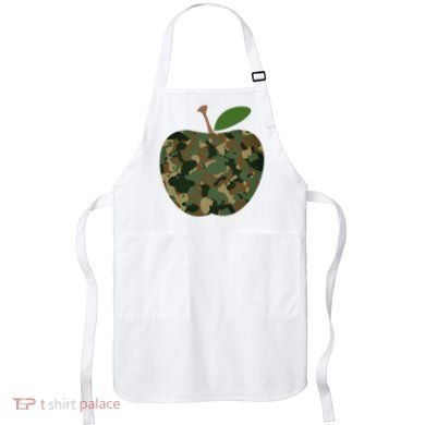 Camouflage Apple Apron