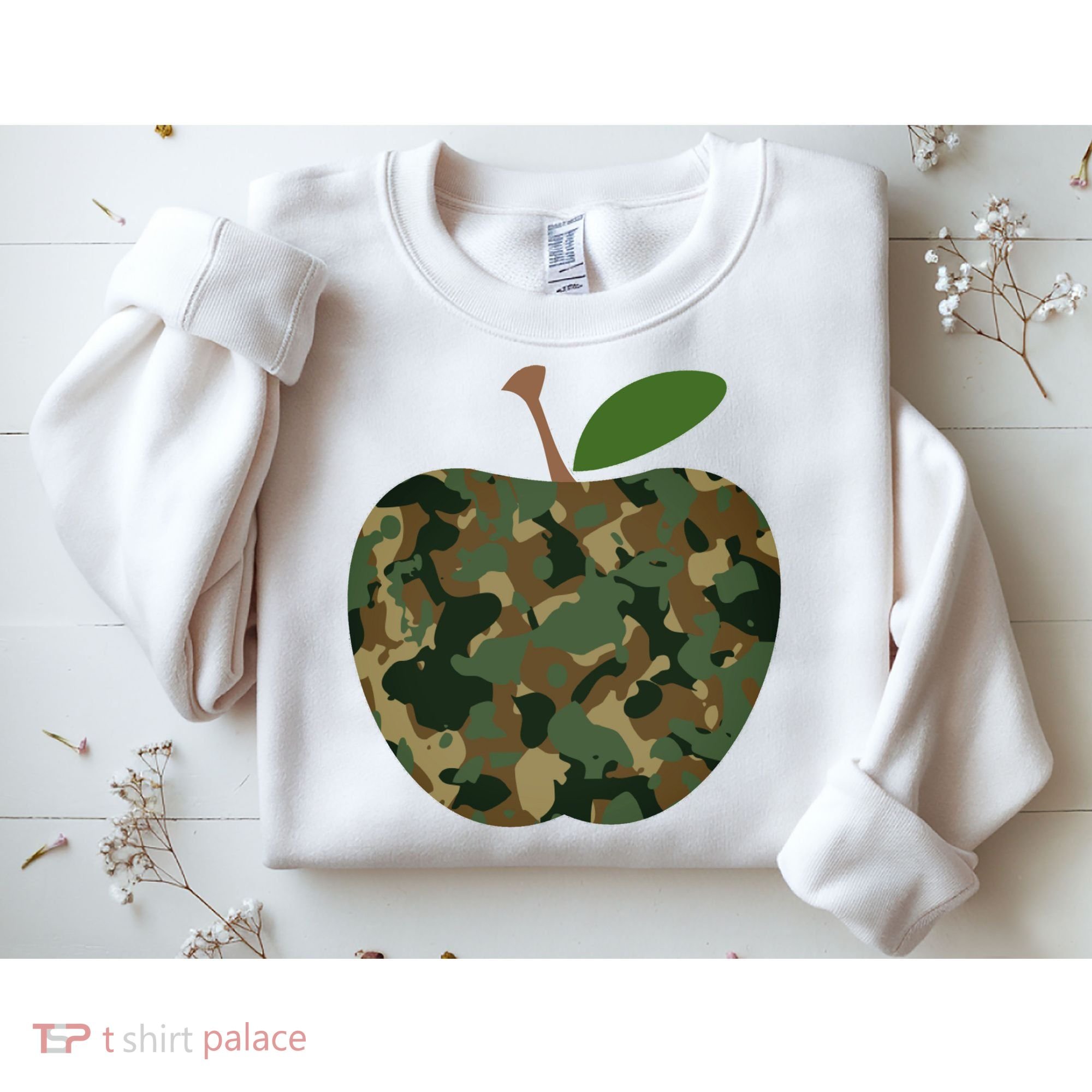 Camouflage Apple Sweatshirt