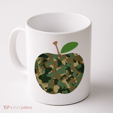 Camouflage Apple Coffee Mug
