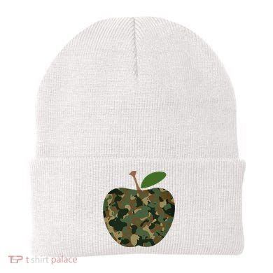 Camouflage Apple Beanie
