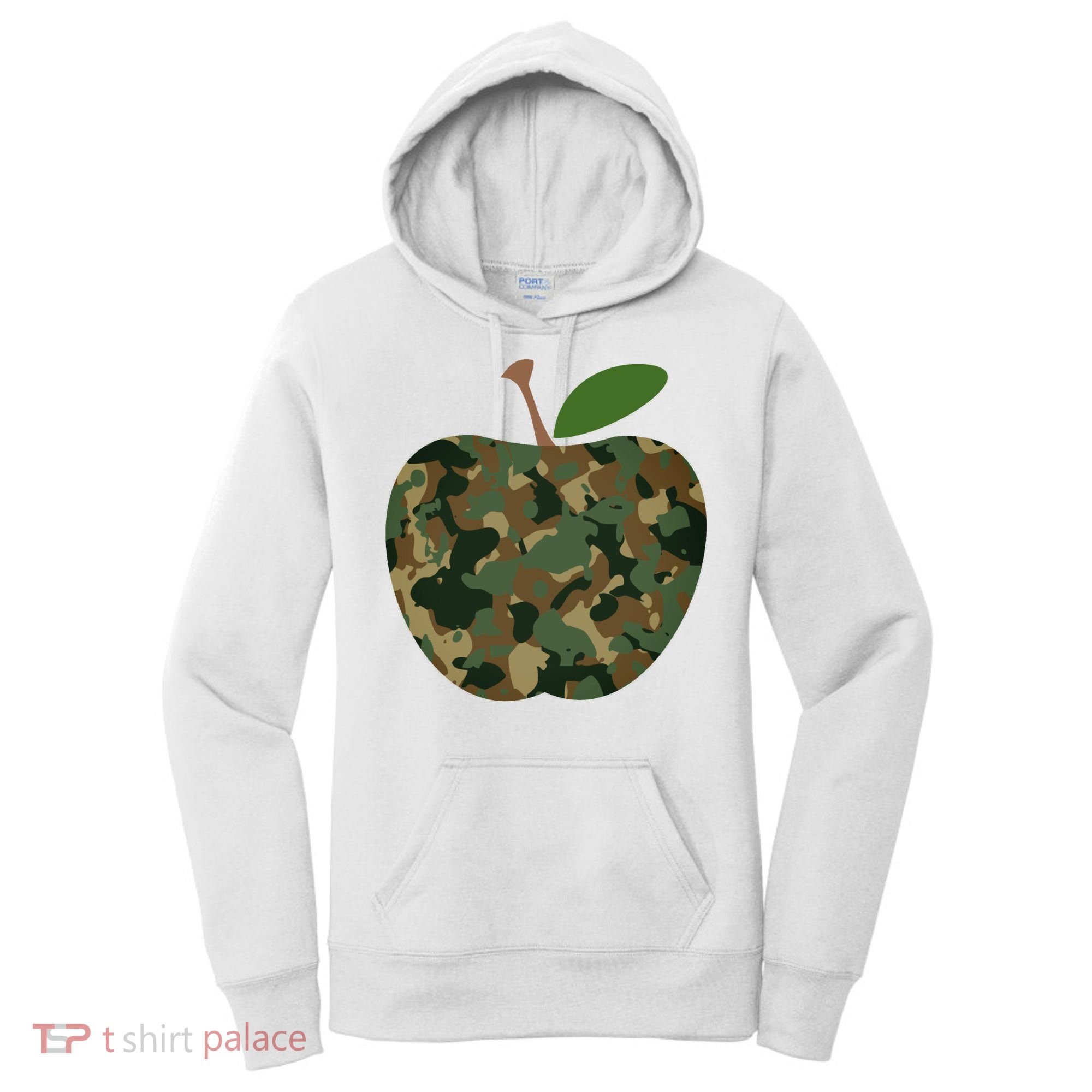 Camouflage Apple Women's Hoodie