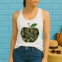 Camouflage Apple Women's Tank Top thumb 2