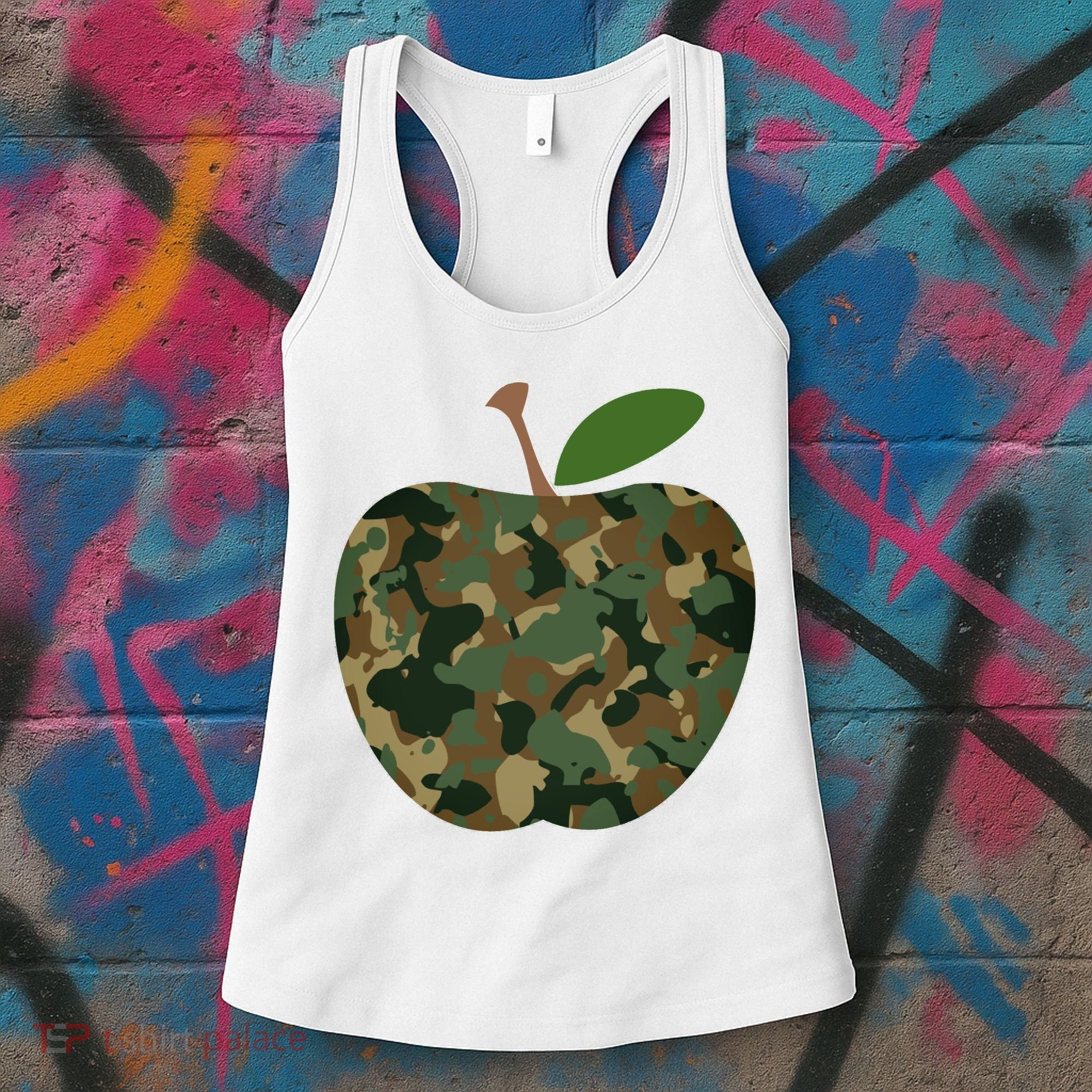 Camouflage Apple Women's Tank Top