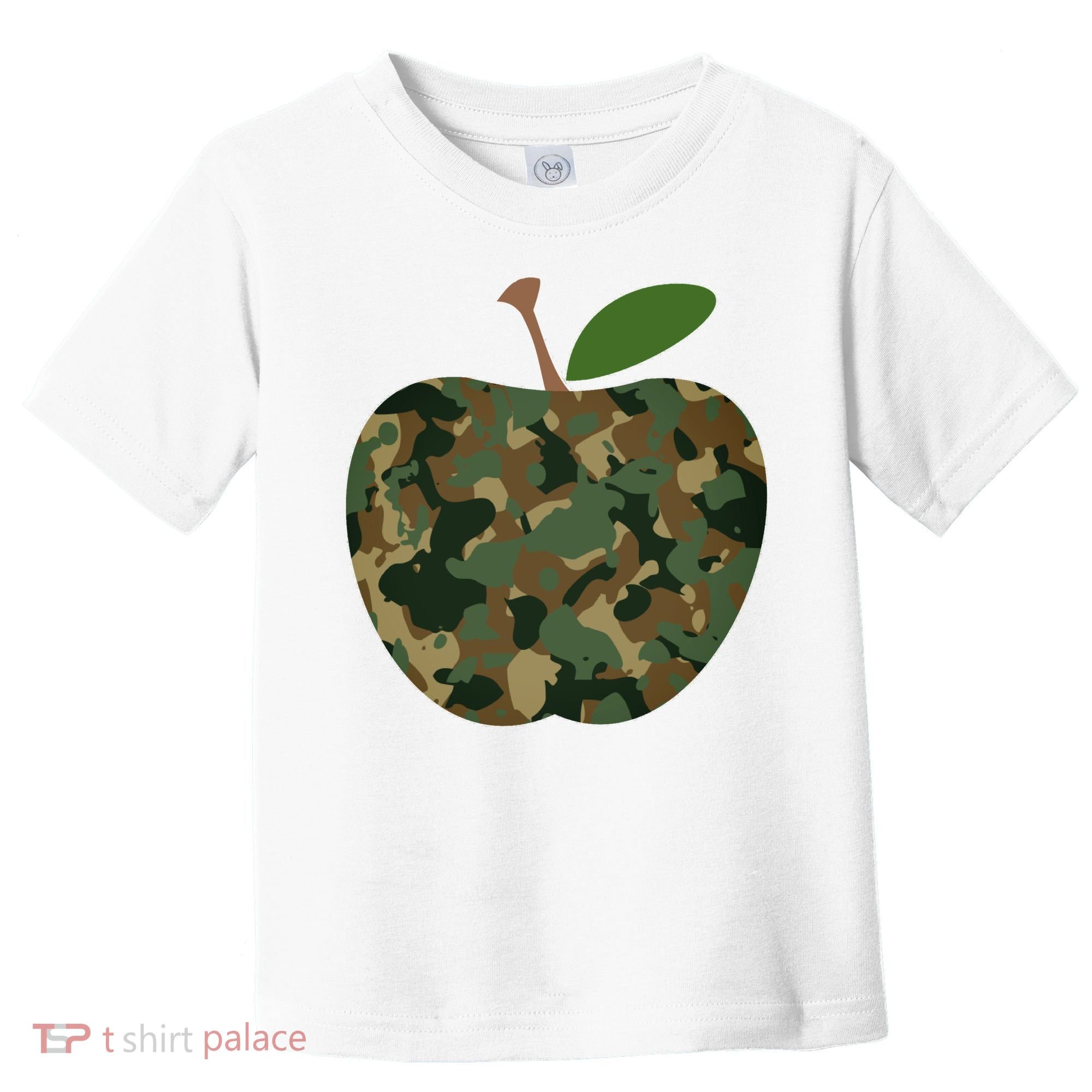 Camouflage Apple Toddler T-Shirt