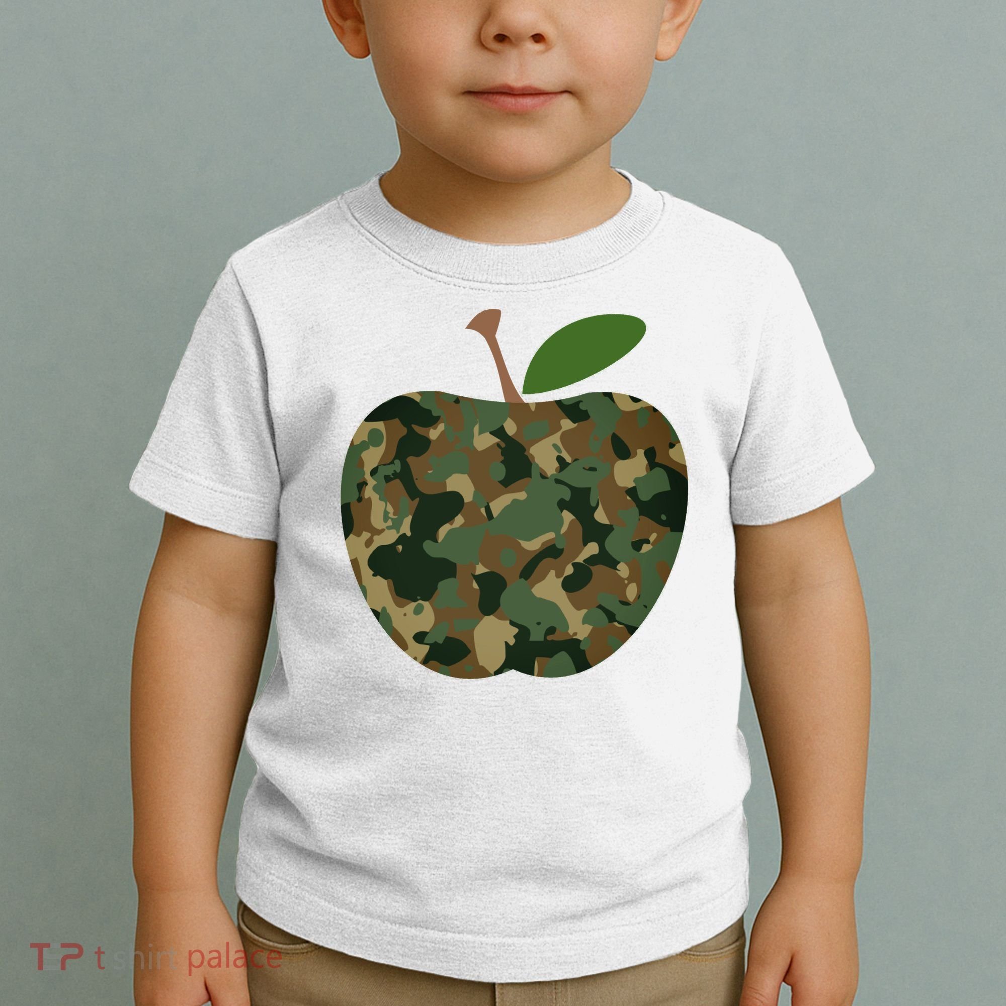 Camouflage Apple Toddler T-Shirt