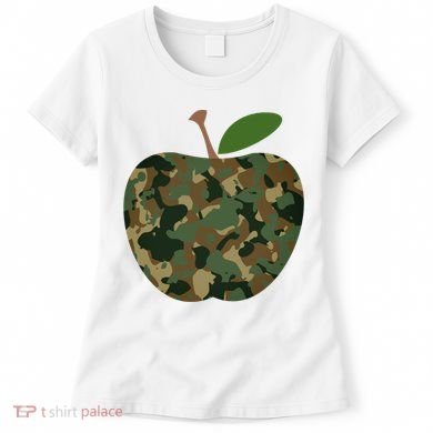 Camouflage Apple Women's T-Shirt