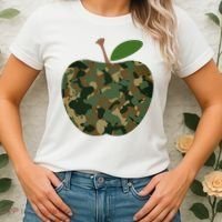 Camouflage Apple Women's T-Shirt thumb 2