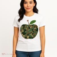Camouflage Apple Women's T-Shirt thumb 4