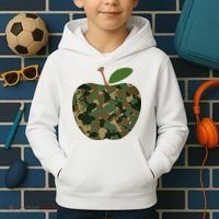 Camouflage Apple Kids Hoodie thumb 2