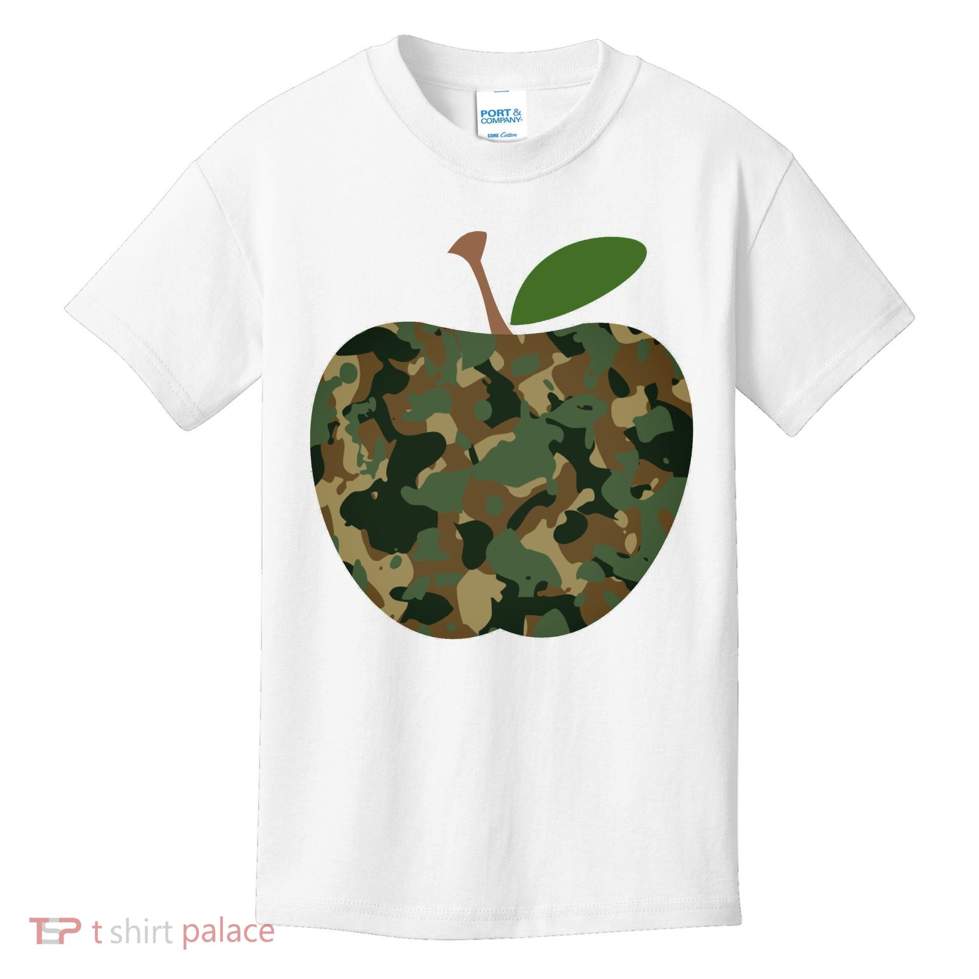 Camouflage Apple Kids T-Shirt