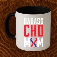 Chd Awareness Congenital Heart Chd Mom Ribbon Cute Gift Coffee Mug thumb 2